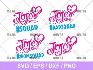 jojo siwa svg bundle cut file