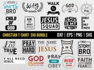 Christian T-SHIRT Design SVG Bundle Cricut