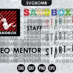 start-up mentor sandbox svg bundle cut file