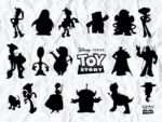 toy story silhouette svg bundle