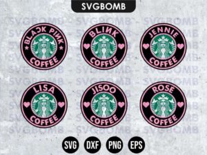 BLACKPINK starbuck svg cricut file