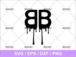 Balenciaga Drip Logo Svg Cricut File Vector