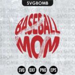 Baseball Mom SVG Cricut Files