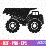 DUMP TRUCK svg cricut file vector