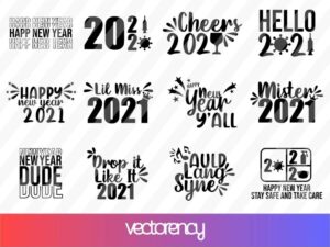 New Years Bundle SVG Bundle cut file