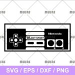 Nintendo NES Controller SVG Cricut File