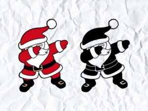 Santa Dabbing SVG Cut File