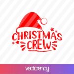 christmas crew svg cricut file vector