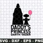 daddy princess svg cricut file