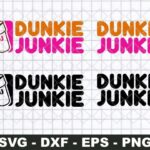 dunkie junkie svg cricut file vector