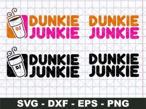 dunkie junkie svg cricut file vector