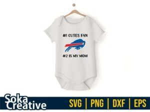 Buffalo Bills SVG Cutest Fan Cricut File