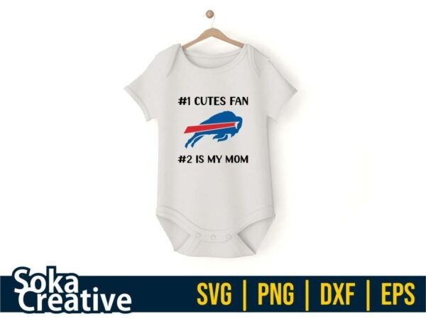 Buffalo Bills SVG Cutest Fan Cricut File