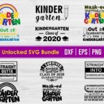 Kindergarten SVG DXF PNG Bundle eps vector file