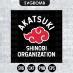 Naruto Shippuden Akatsuki Shinobi Organization SVG DXF EPS cut file