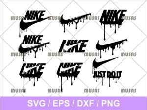 Nike Drip SVG Bundle