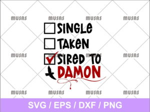 Sired to Damon SVG