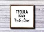 Tequila is my valentine svg