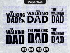 The Walking Dad SVG