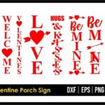 Valentine Porch Sign SVG