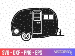 camper van svg cutting file for cricut