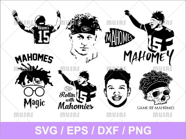 Mahomes SVG Bundle