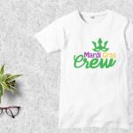 Mardi Gras Crew T Shirt Design SVG