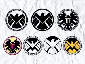 Shield Logo Marvel SVG