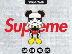 stormtrooper mickey mouse supreme svg printable