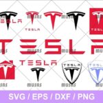 Tesla Logo SVG Bundle