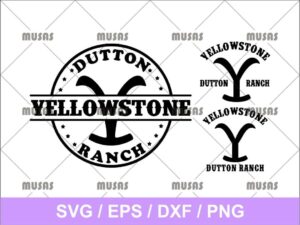 yellowstone svg cutting file for cricut