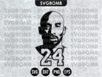 24 Kobe Bryan SVG