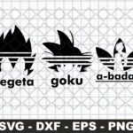 Adidas Parody Vegeta A-badass Goku SVG