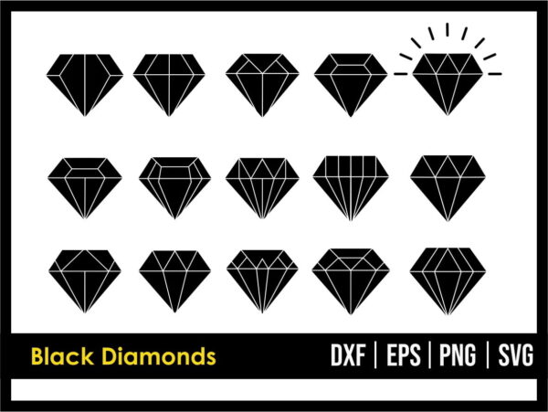 Black Diamonds SVG