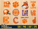 Clemson Tigers SVG Bundle