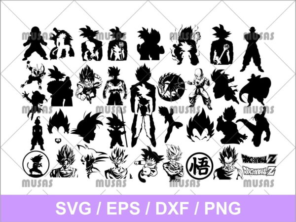 Dragon Ball Z SVG