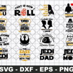 Family Mom Dad Star Wars SVG