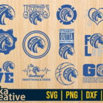 Fayetteville State Broncos University SVG