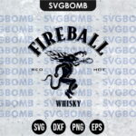 Fireball Whiskey Logo SVG