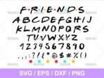 Friends Font SVG