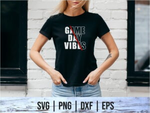 Game Day Vibes T Shirt Design SVG