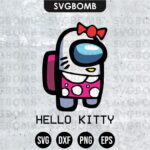 Hello Kitty Among Us SVG