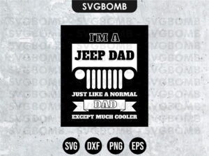 Jeep DAD SVG