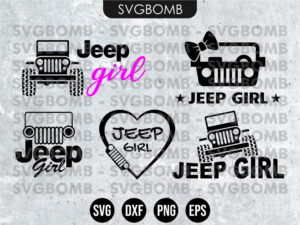 Jeep Girl SVG