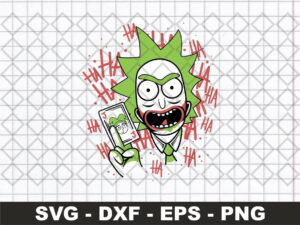 Joker Rick y Morty SVG