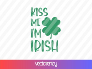 Kiss Me I'm Irish SVG