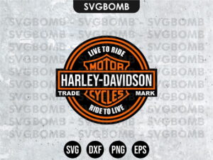 Live To Ride Harley Davidson SVG