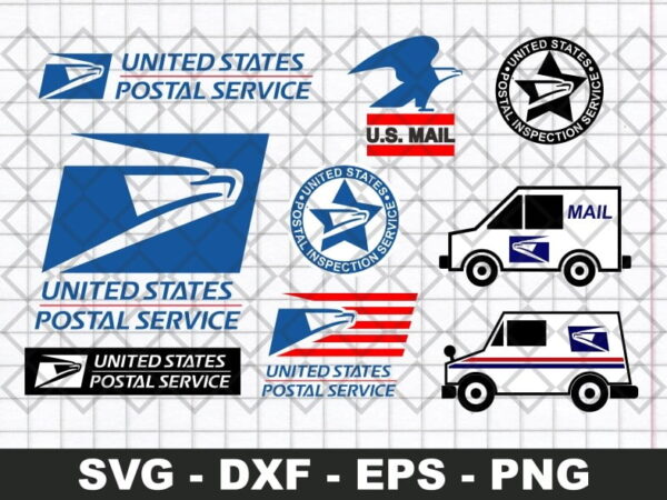 Mail Truck SVG