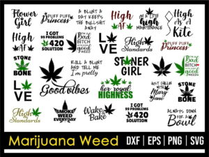 Marijuana Weed SVG