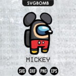 Mickey Mouse Among Us SVG